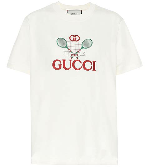 gucci tennis t-shirt men's|authentic gucci t shirt men.